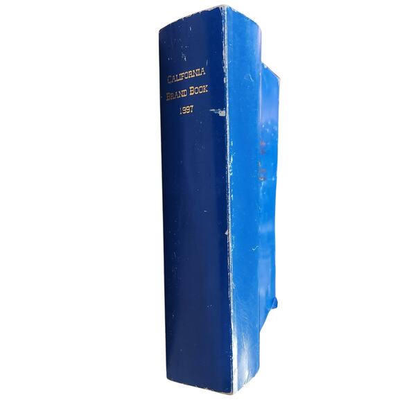 California 1997 Livestock Brand Book Cattle Farm Rancher Paperback Reference - Picture 8 of 11